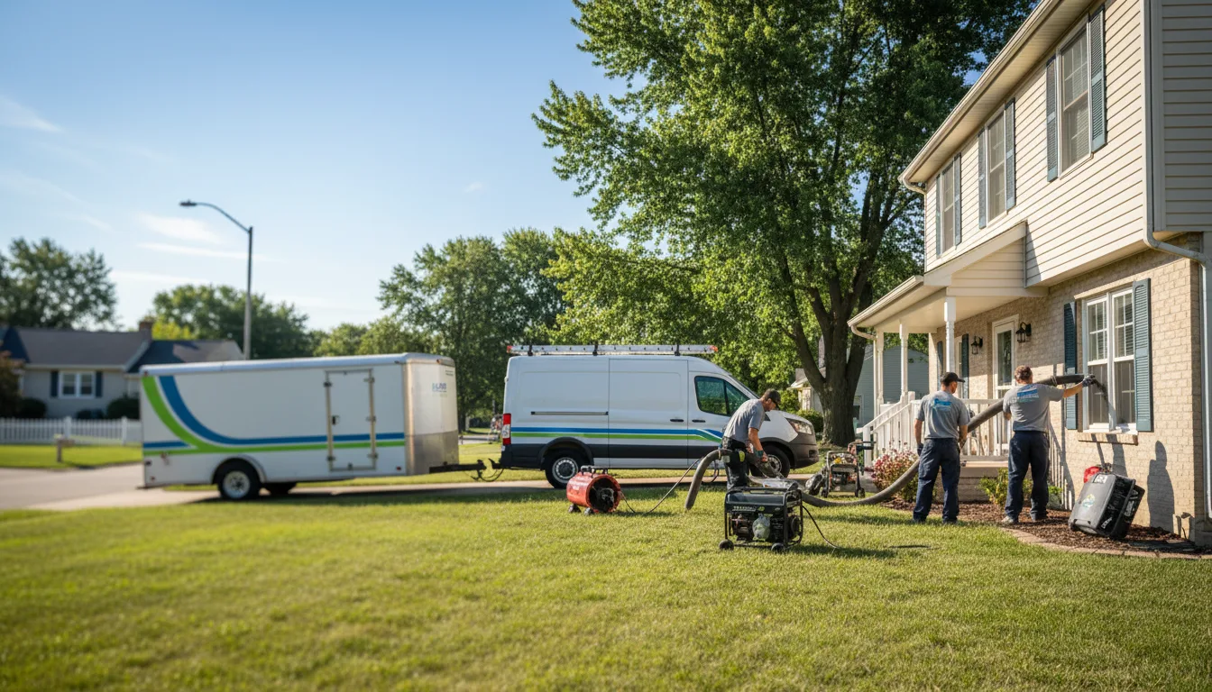 Flooded Basement Restoration And Cleanup With Repair in Princeton, IA near me